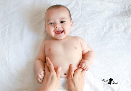 Some of the tips on massaging a baby with colic